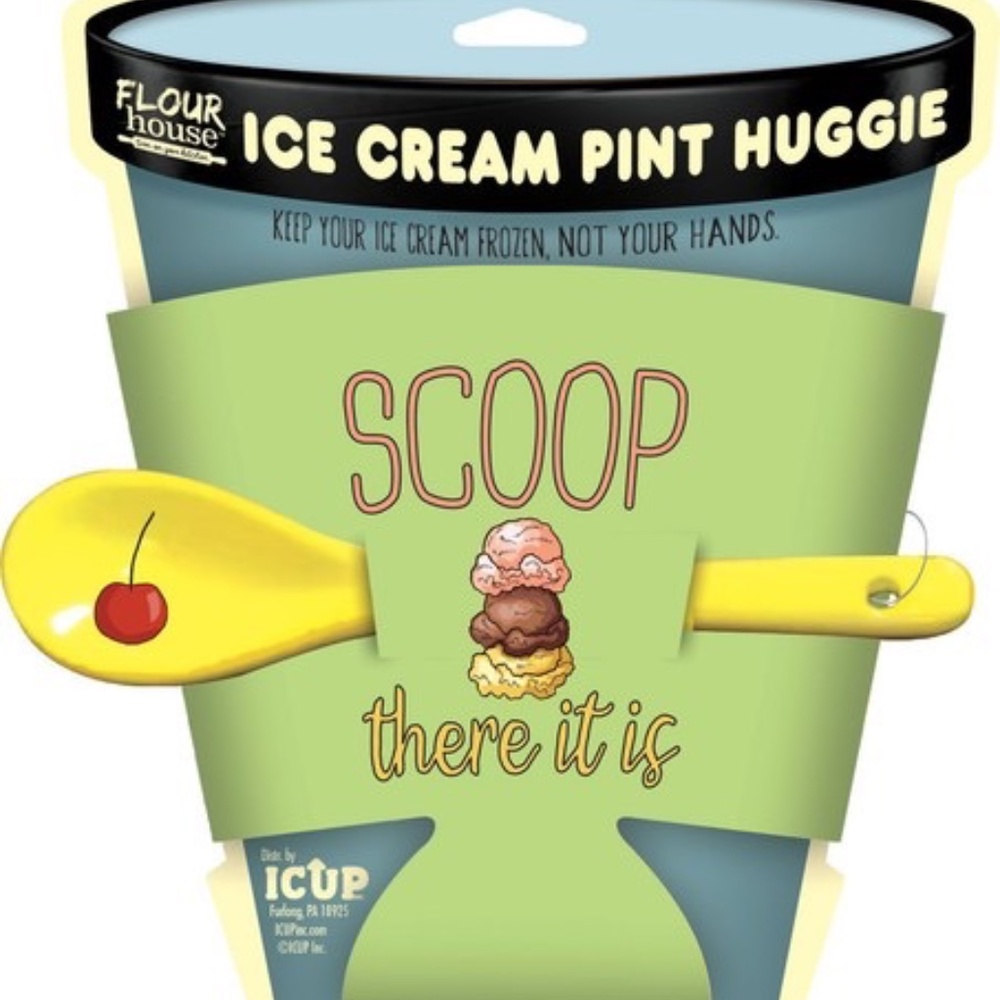 "Scoop, There It Is" Ice Cream Pint Huggie Duo